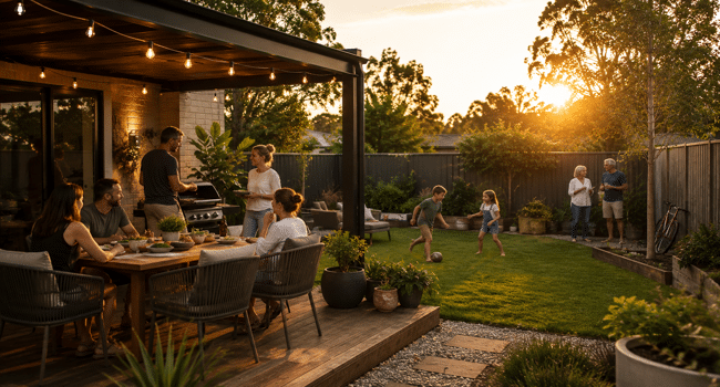 Family Barbecue That Somehow Became a Backyard Conversation