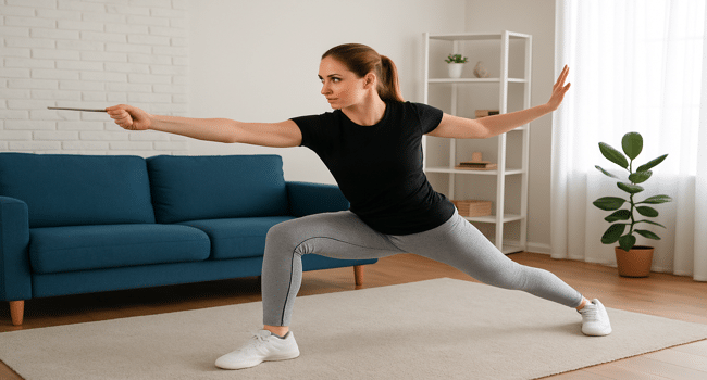 Fencing drills at home