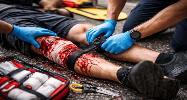 First Aid for Severe Bleeding Certification