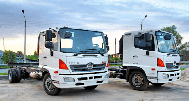 Fleet of Hino Trucks