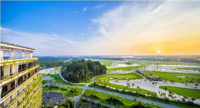 Forest City golf course in Malaysia