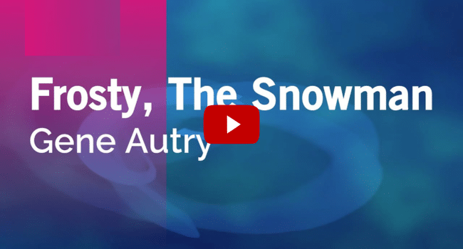 Frosty The Snowman Song