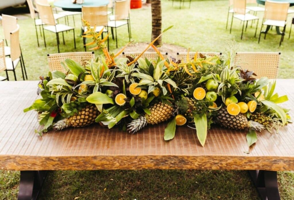 Fruit and Vegetable Centerpieces