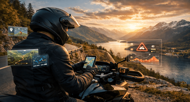 GPS and Ride Tracking Apps for Motorcycles