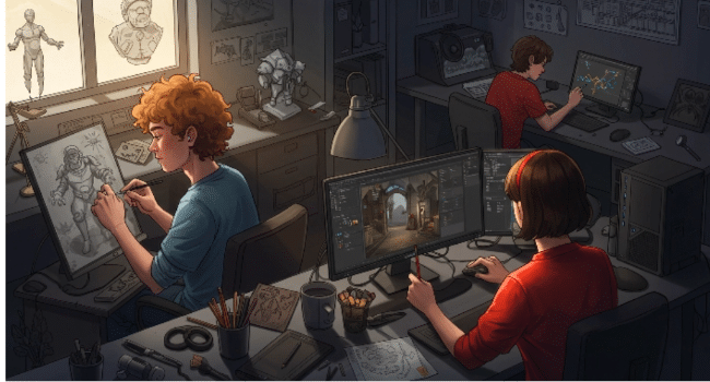 Game art studio vs freelancers