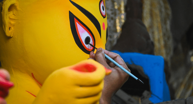 Goddess Durga and Storytelling in Madhubani Paintings