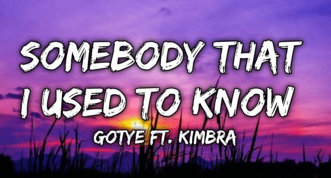 Gotye Somebody That I Used To Know Lyrics