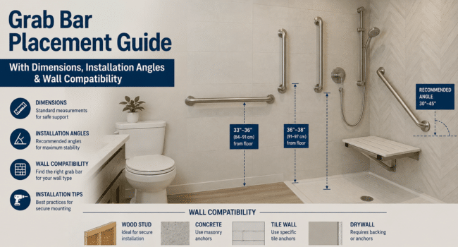 Grab Bar Placement Guide