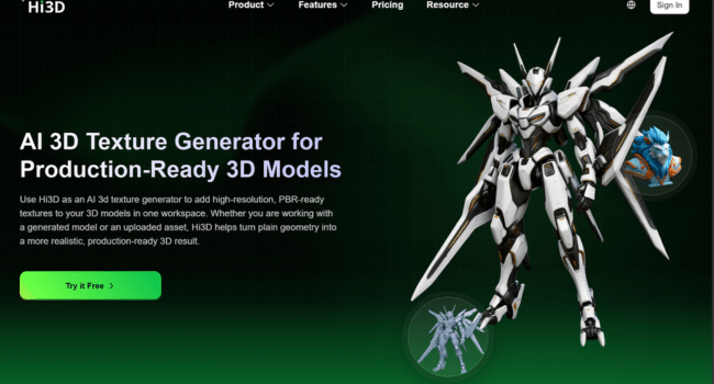 Hi3D V3.0 Improves Texture Quality
