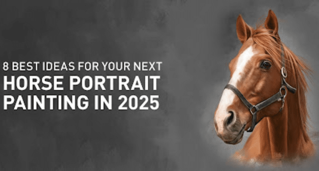Horse Portrait Painting in 2025