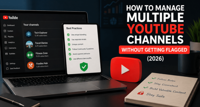 How to Manage Multiple YouTube Channels
