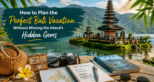 How to Plan the Perfect Bali Vacation