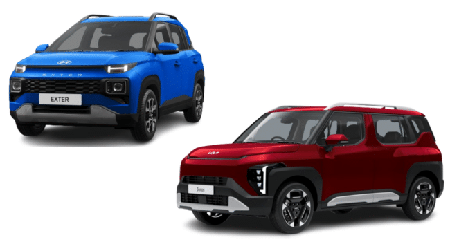 Hyundai Exter and Kia Syros