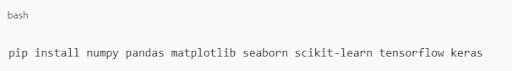 Installing Key Libraries