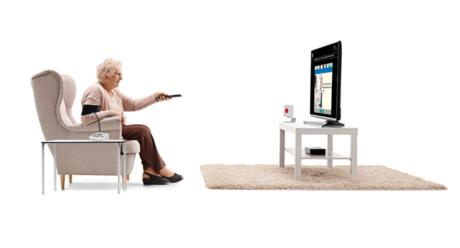 Is TV the new tablet for seniors