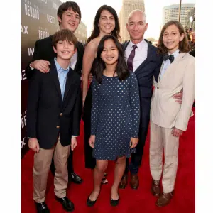 Jeff Bezos Family Photo