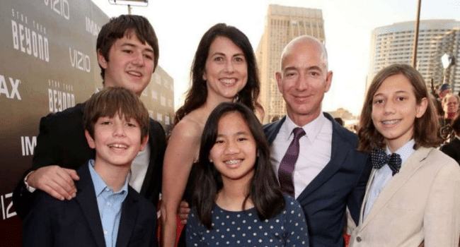 Jeff Bezos family