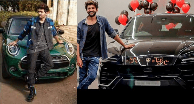 Kartik Aaryan With Cars
