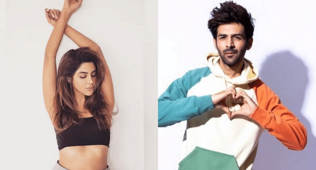 Kartik Aaryan with Dimple Sharma