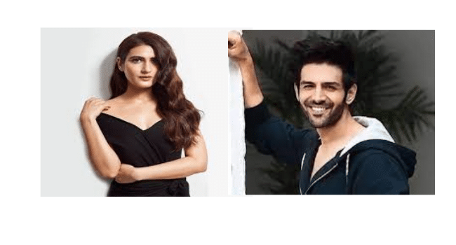 Kartik Aaryan with Fatima Sana Shaikh