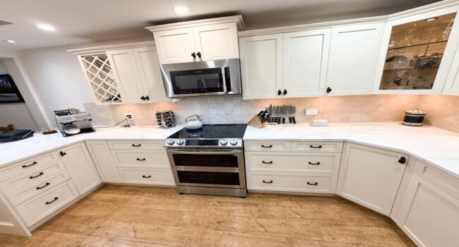 Kitchen Cabinet Spray Painting