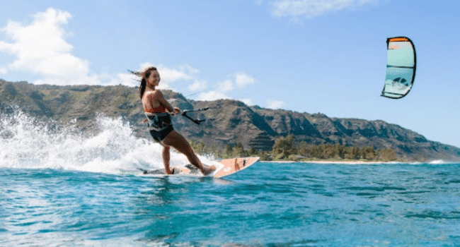 Kitesurfing