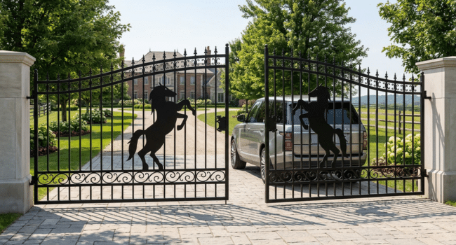 Large driveways