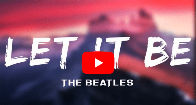 Let It Be Lyrics Lyrics