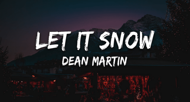 Let It Snow Let It Snow Let It Snow