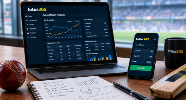 Lotus365 and Cricket Data Analytics