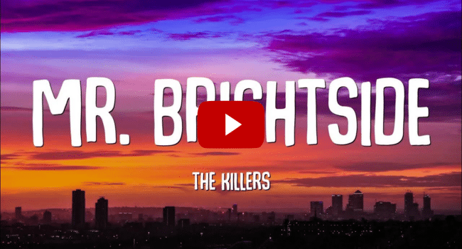Lyrics To Mr. Brightside By The Killers