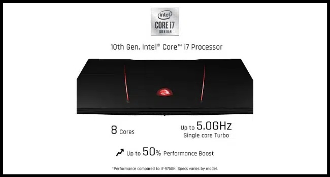 MSI GE75 Raider 10SFS-291 17.3" 300Hz 3ms Gaming Laptop