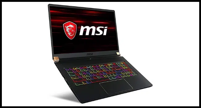 MSI GS75 Stealth 10SGS-271 17.3" 300Hz 3ms Ultra Thin and Light Gaming Laptop