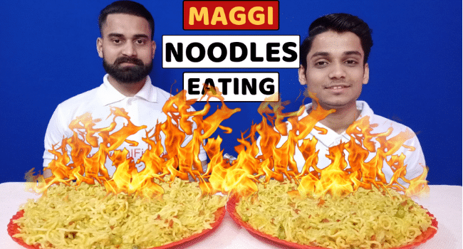Maggi Noodles Eating Challenge KulFiy