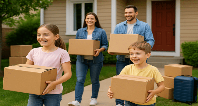 Moving with kids