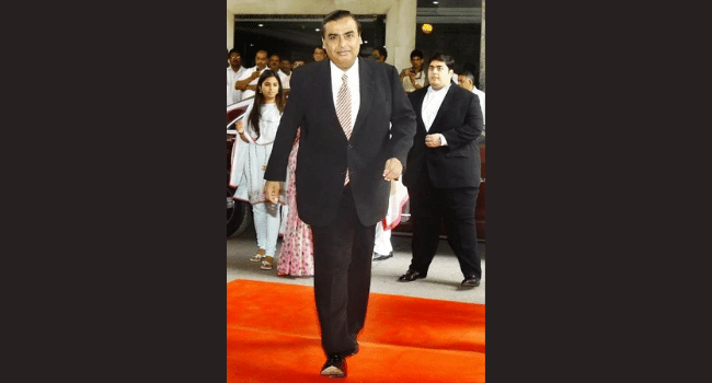 Mukesh Ambani Height
