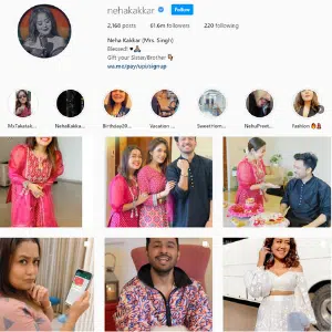 Neha Kakkar Instagram Neha Kakkar Instagram