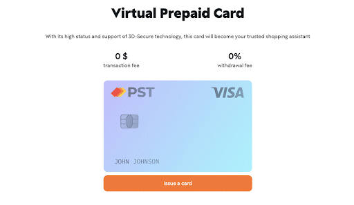 PSTNET — Multi-card system with crypto focus