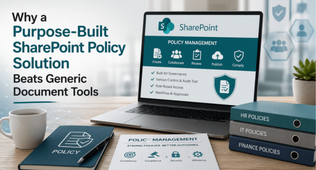 Policy Solution Beats Generic Document Tools