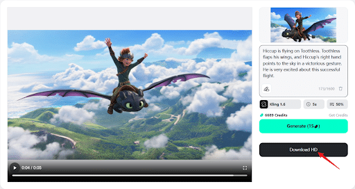 Preview the finished video