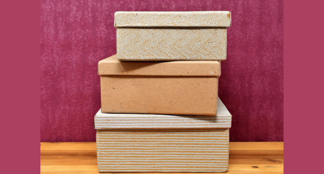 Printed Cardboard Cubes