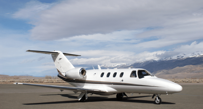 Private jet charter for business travel