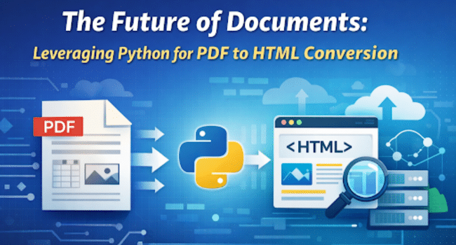 Python Powering PDF to HTML Conversion for Modern Data Workflows