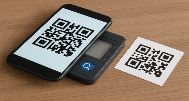 QR code scanner from picture