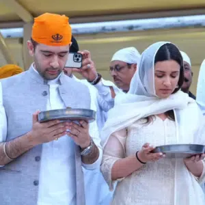 Raghav Chadha and Parineeti Chopra