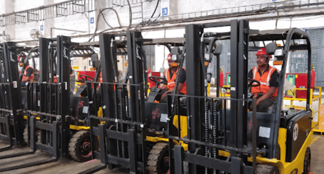 Rented Forklifts in Your Warehouse