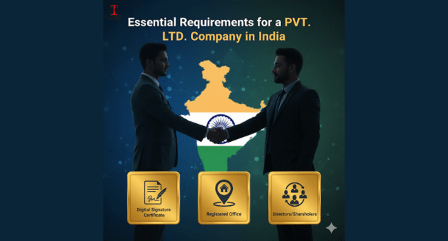 Requirements for a PVT LTD. Company