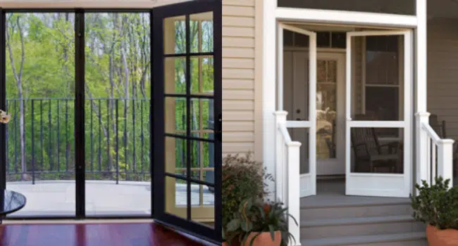 Retractable Doors, Screens 