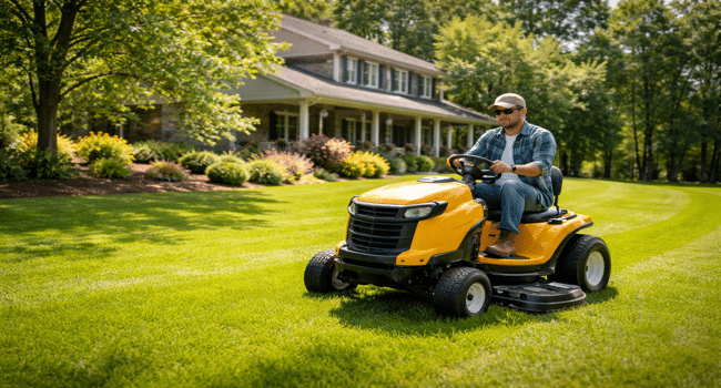 Riding Mower for Large Lawns