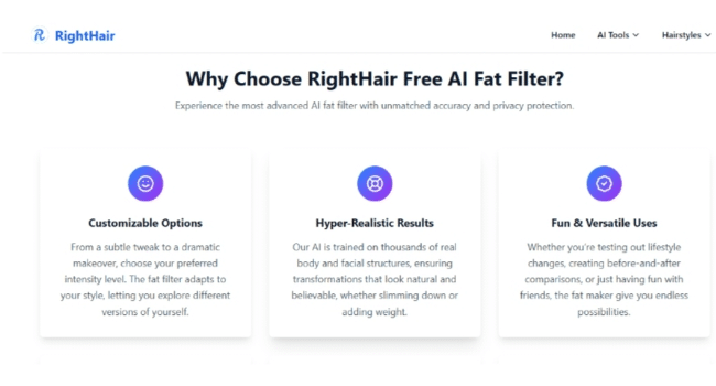 RightHair AI Filters